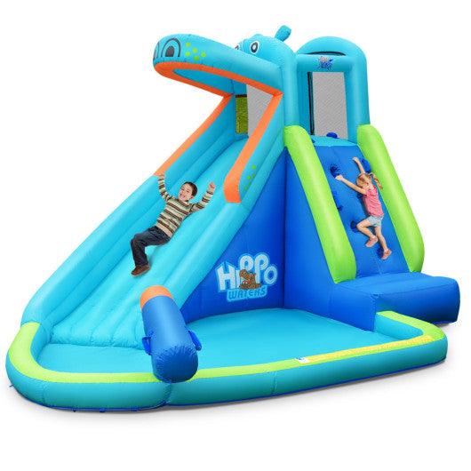 Inflatable Water Pool with Splash and Slide Without Blower at Set Shop and Smile