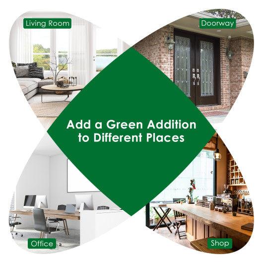 4 Feet Artificial Topiary Triple Ball Tree Plant at Set Shop and Smile