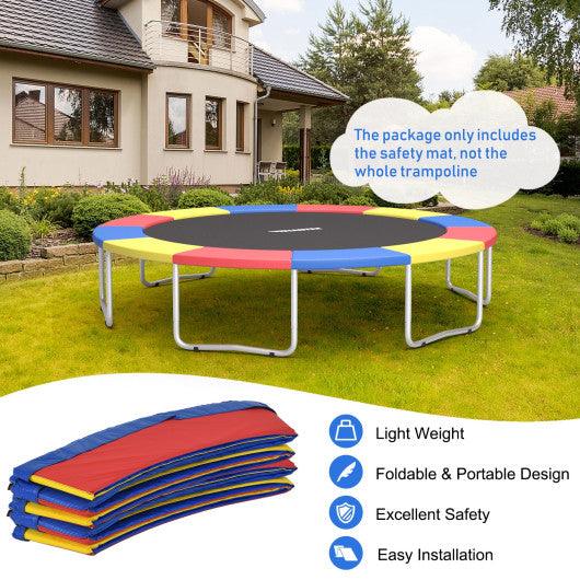 8/10/12/14/15/16 Feet Universal Trampoline Spring Cover-Multicolor-16 ft at Set Shop and Smile