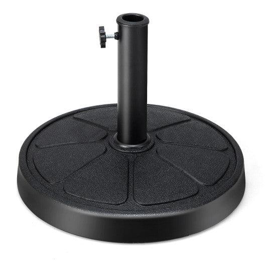 31LBS 18 Inch Round Outdoor Umbrella Base at Set Shop and Smile