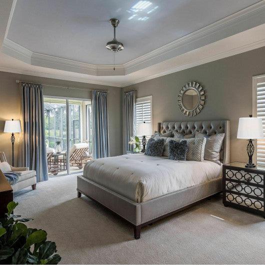 2 Table Lamps 1 Floor Lamp Set with Fabric Shades at Set Shop and Smile