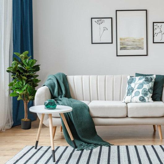 4 Feet Artificial Fiddle Leaf Fig Tree Decorative Planter at Set Shop and Smile