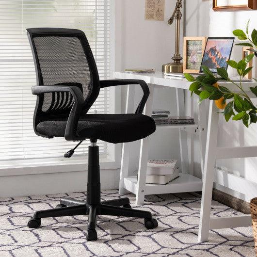 Mid-Back Mesh Height Adjustable Executive Chair with Lumbar Support at Set Shop and Smile