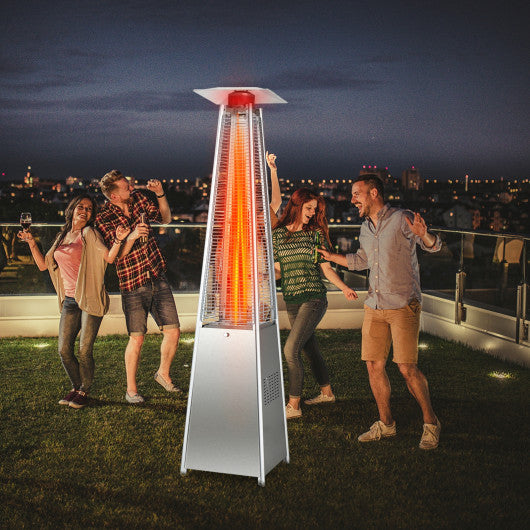 42000 BTU Pyramid Patio Heater with Wheels - Set Shop and Smile