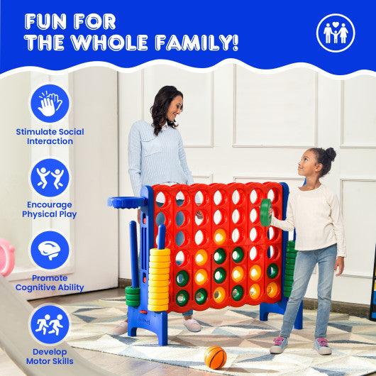 2.5Ft 4-to-Score Giant Game Set-Blue at Set Shop and Smile