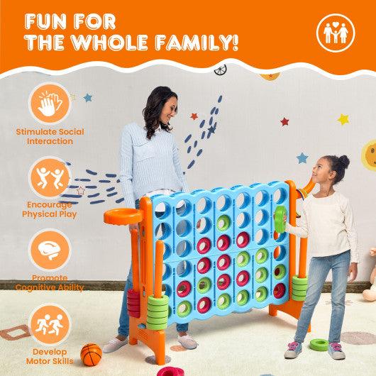2.5ft 4-to-Score Giant Game Set-Orange at Set Shop and Smile