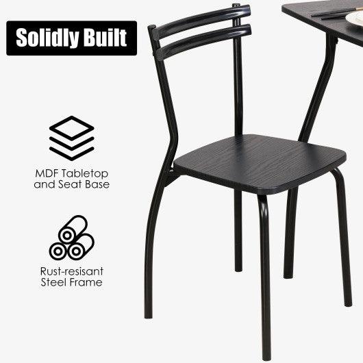 5 Pieces Dining Table Set with 4 Chairs at Set Shop and Smile