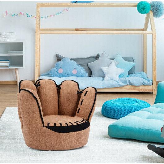 Household Five Fingers Baseball Glove Shaped Kids Leisure Upholstered Sofa at Set Shop and Smile