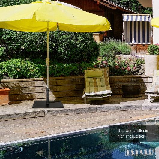 42 LBS Weighted 25 Inch Square Patio Umbrella Base at Set Shop and Smile