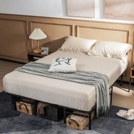Queen/King Size Folding Steel Platform Bed Frame for Kids and Adults-Full Size at Set Shop and Smile
