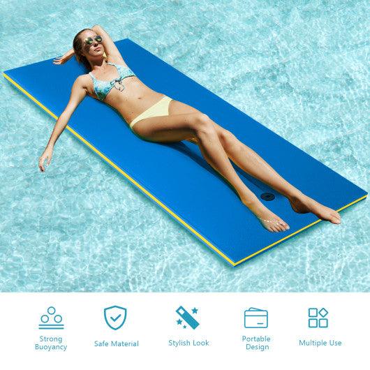 3-Layer Relaxing Tear-proof Water Mat-Blue at Set Shop and Smile
