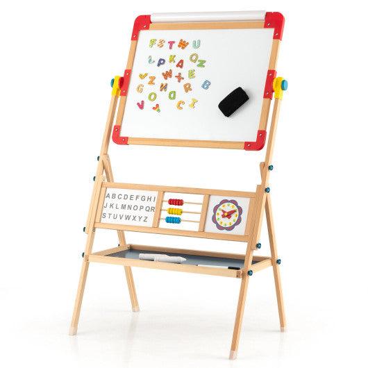 3-in-1 Wooden Art Easel for Kids with Drawing Paper Roll at Set Shop and Smile