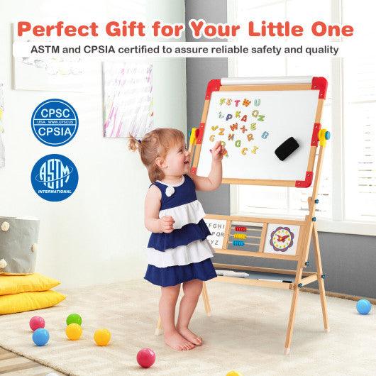 3-in-1 Wooden Art Easel for Kids with Drawing Paper Roll at Set Shop and Smile