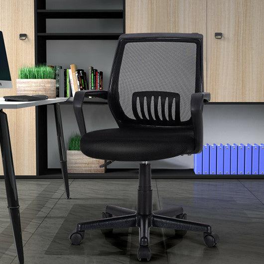 Mid-Back Mesh Height Adjustable Executive Chair with Lumbar Support at Set Shop and Smile