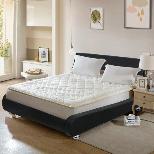 Full Size Faux Leather Upholstered Platform Bed Adjustable Headboard-Black at Set Shop and Smile