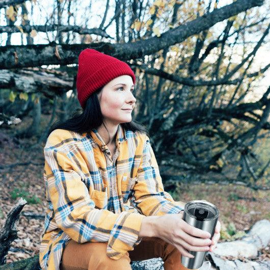 30oz Stainless Steel Tumbler Cup Double Wall Vacuum Insulated Mug with Lid at Set Shop and Smile