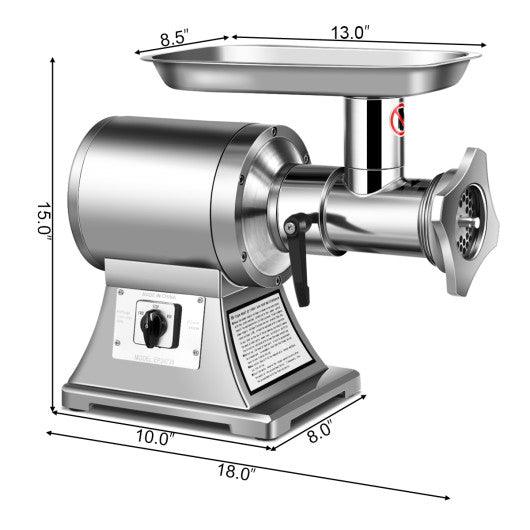Heavy Duty 1.5HP 1100W 550LB/h Commercial Grade Meat Grinder at Set Shop and Smile
