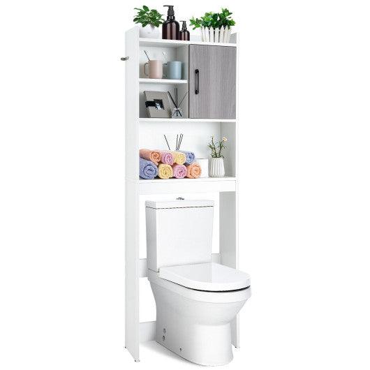 4-Tier Space-saving Toilet Sorage Cabinet with Open Shelves at Set Shop and Smile