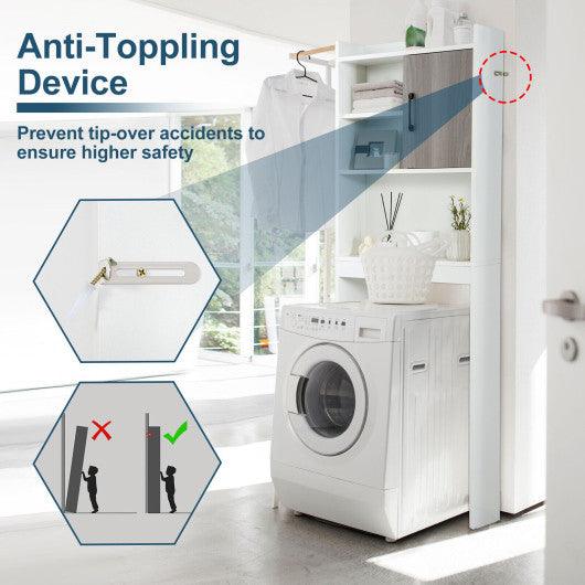 4-Tier Space-saving Toilet Sorage Cabinet with Open Shelves at Set Shop and Smile