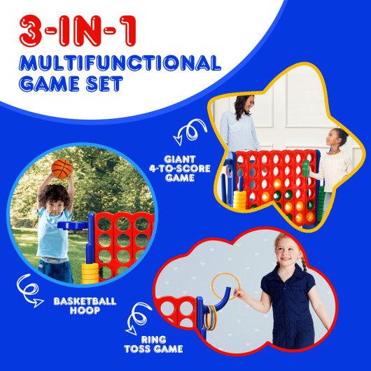 2.5Ft 4-to-Score Giant Game Set-Blue at Set Shop and Smile