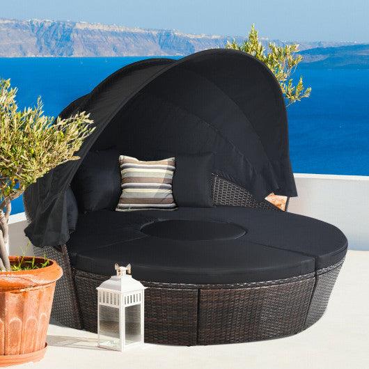 Outdoor Daybed with Retractable Canopy at Set Shop and Smile