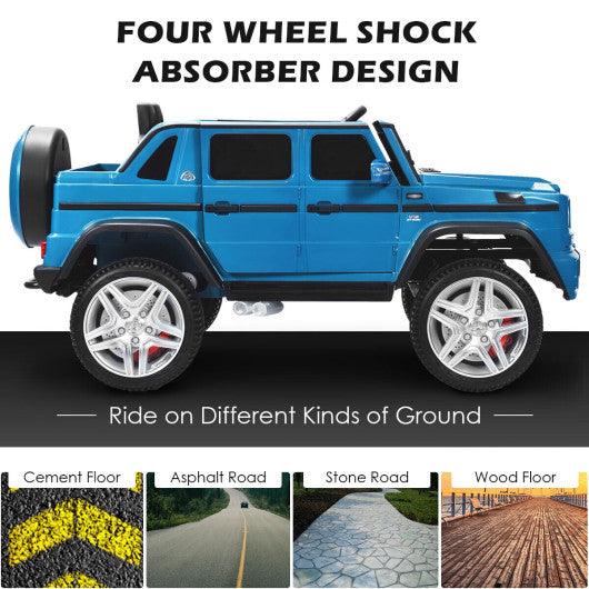 12V Licensed Mercedes-Benz Kids Ride On Car-Navy at Set Shop and Smile