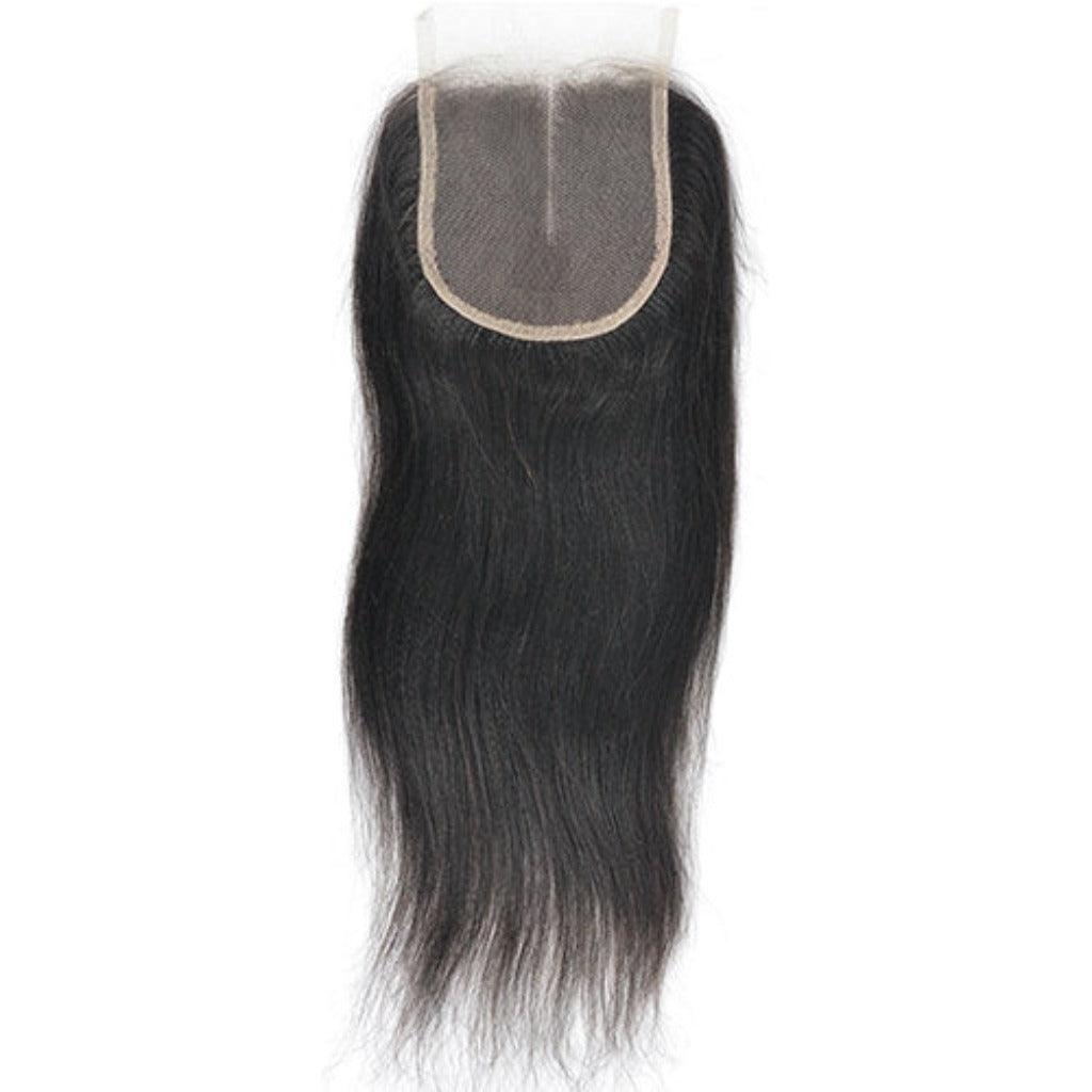Yaki Straight Closure - 100% Human Hair at Set Shop and Smile