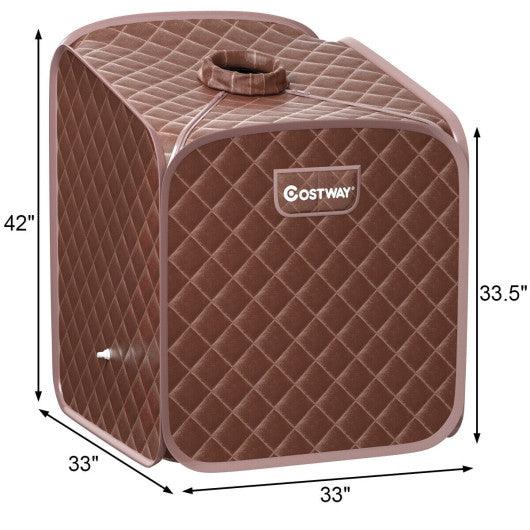 2L Portable Folding Steam Sauna Spa-Coffee at Set Shop and Smile