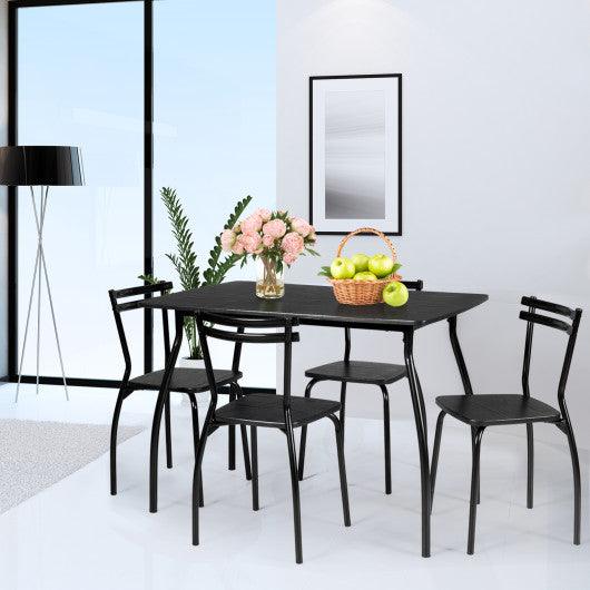 5 Pieces Dining Table Set with 4 Chairs at Set Shop and Smile