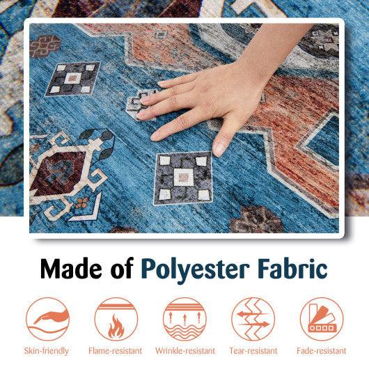 5 x 7 Inch Non-Shedding Distressed Vintage Indoor Area Rug at Set Shop and Smile