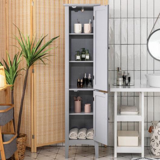 Freestanding Bathroom Storage Cabinet for Kitchen and Living Room-Gray at Set Shop and Smile