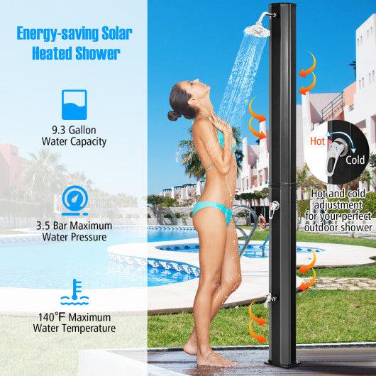 7.2 Feet Adjustable Outdoor Solar Heating Shower Head at Set Shop and Smile