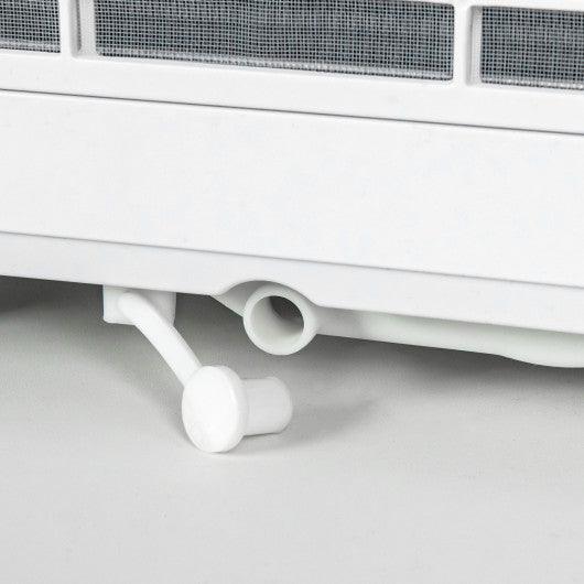 8000 BTU Portable Air Conditioner with Fan and Dehumidifier Mode-White at Set Shop and Smile