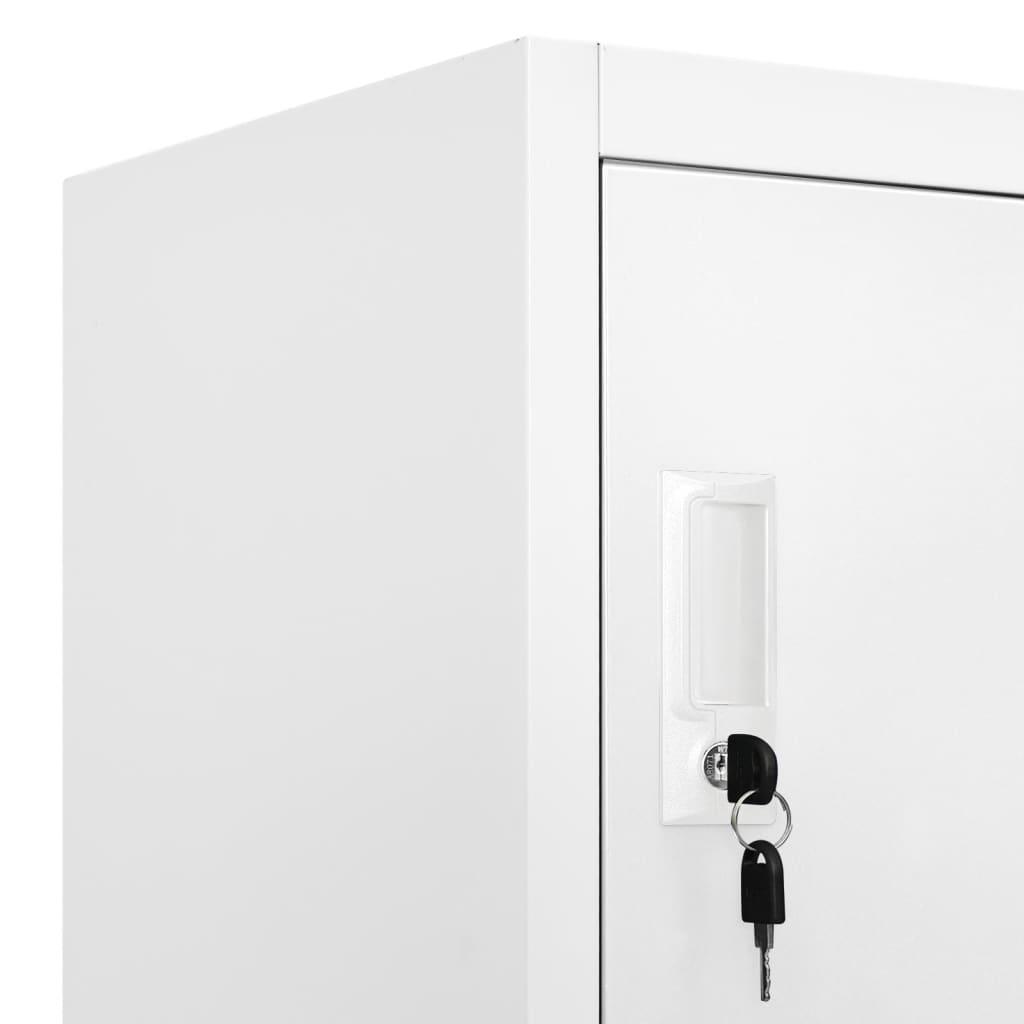 Locker Cabinet with 9 Compartments Steel 35.4"x17.7"x70.9" Gray at Set Shop and Smile