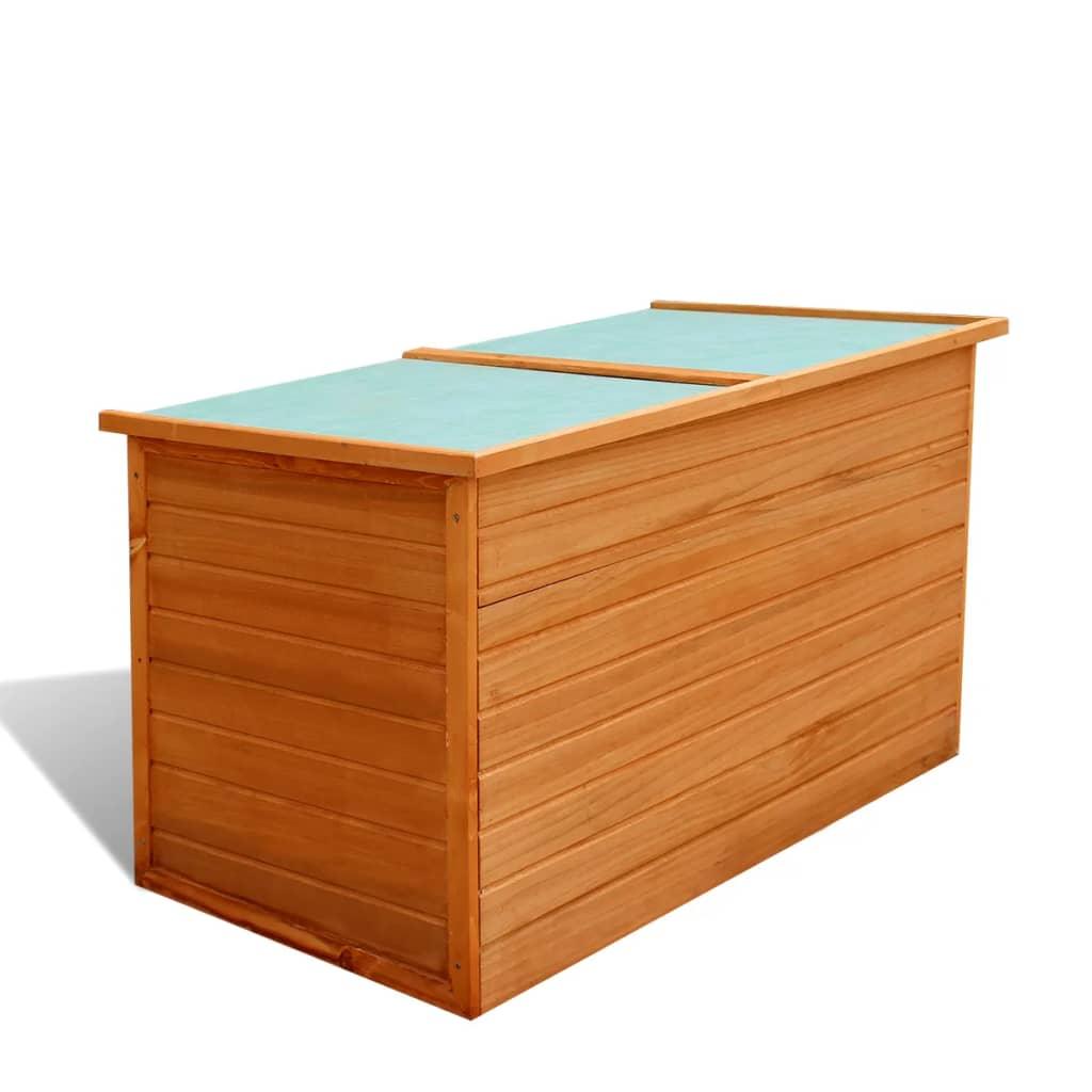 Patio Storage Box 49.6"x28.3"x28.3" Wood at Set Shop and Smile