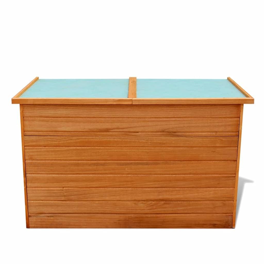 Patio Storage Box 49.6"x28.3"x28.3" Wood at Set Shop and Smile