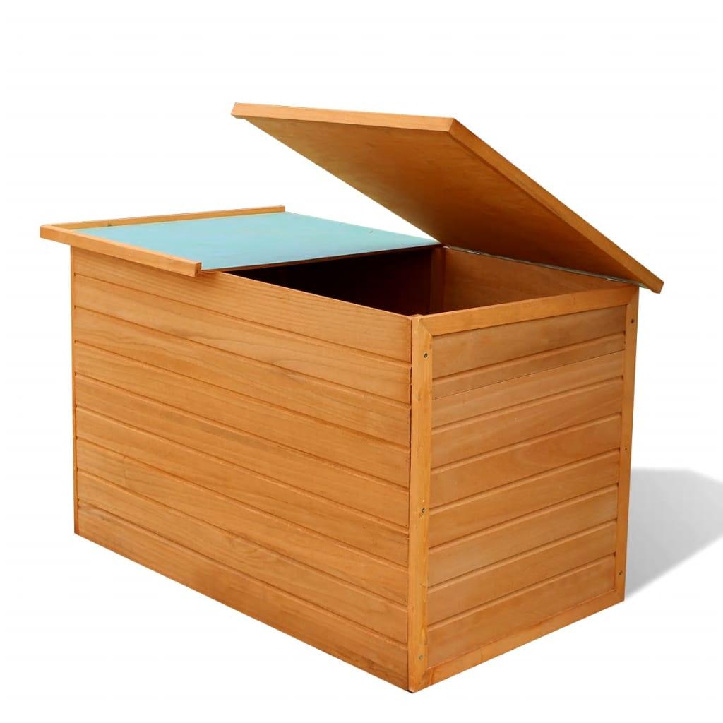 Patio Storage Box 49.6"x28.3"x28.3" Wood at Set Shop and Smile