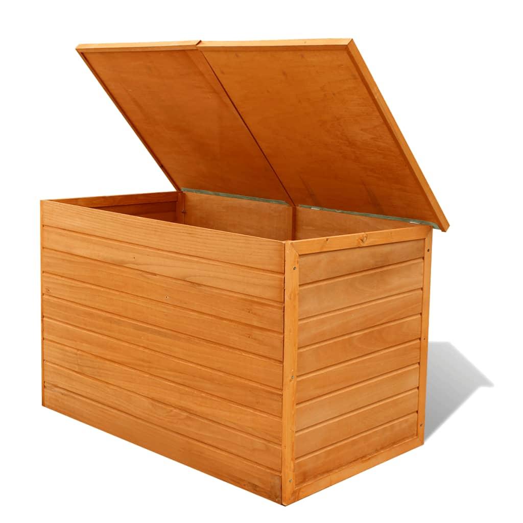 Patio Storage Box 49.6"x28.3"x28.3" Wood at Set Shop and Smile