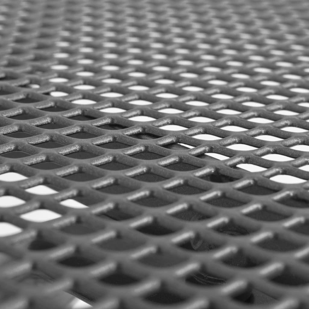 Patio Table 35.4"x35.4"x28.3" Steel Mesh at Set Shop and Smile