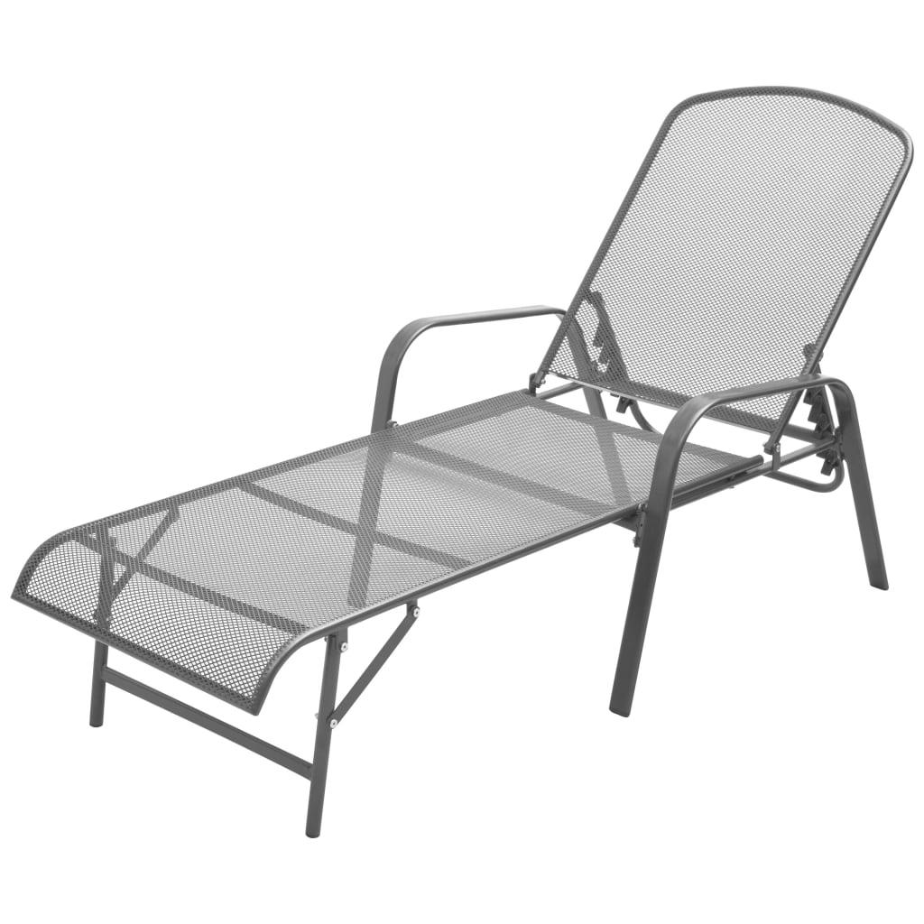 Sun Lounger Steel Anthracite at Set Shop and Smile