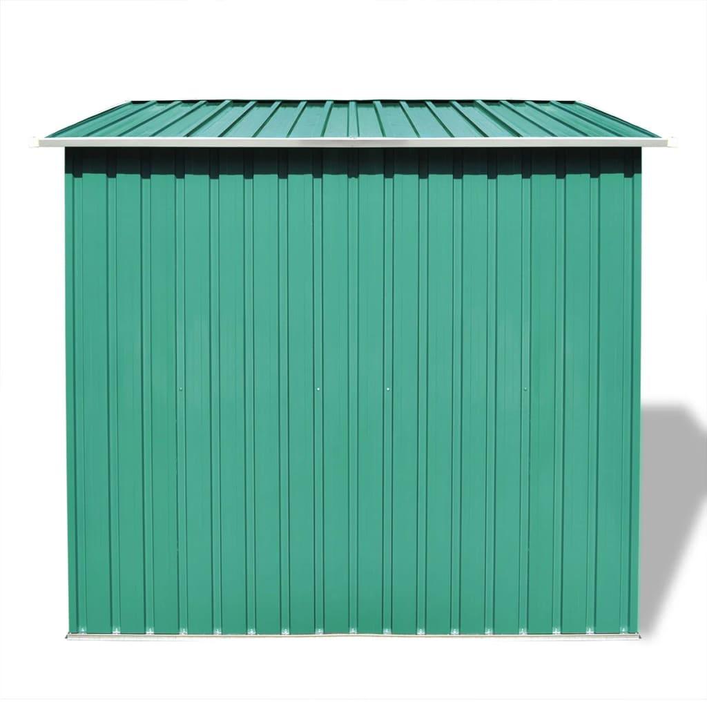 Garden Shed Green Metal 74.8"x48.8"x71.3" at Set Shop and Smile