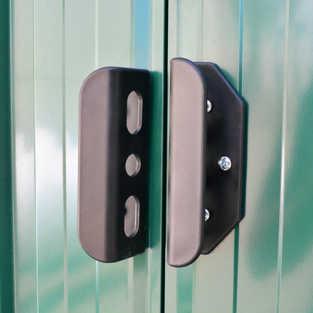 Garden Shed Green Metal 74.8"x48.8"x71.3" at Set Shop and Smile