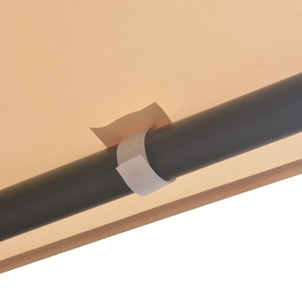 Gazebo Pavilion Tent Canopy 9.8'x9.8' Steel Beige at Set Shop and Smile