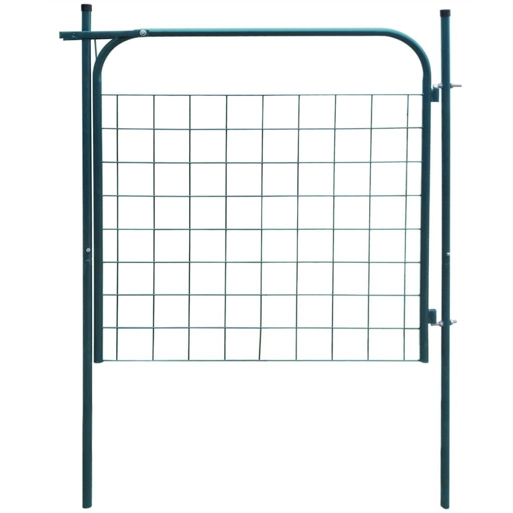 Garden Fence Gate 39.4"x39.4" Green at Set Shop and Smile