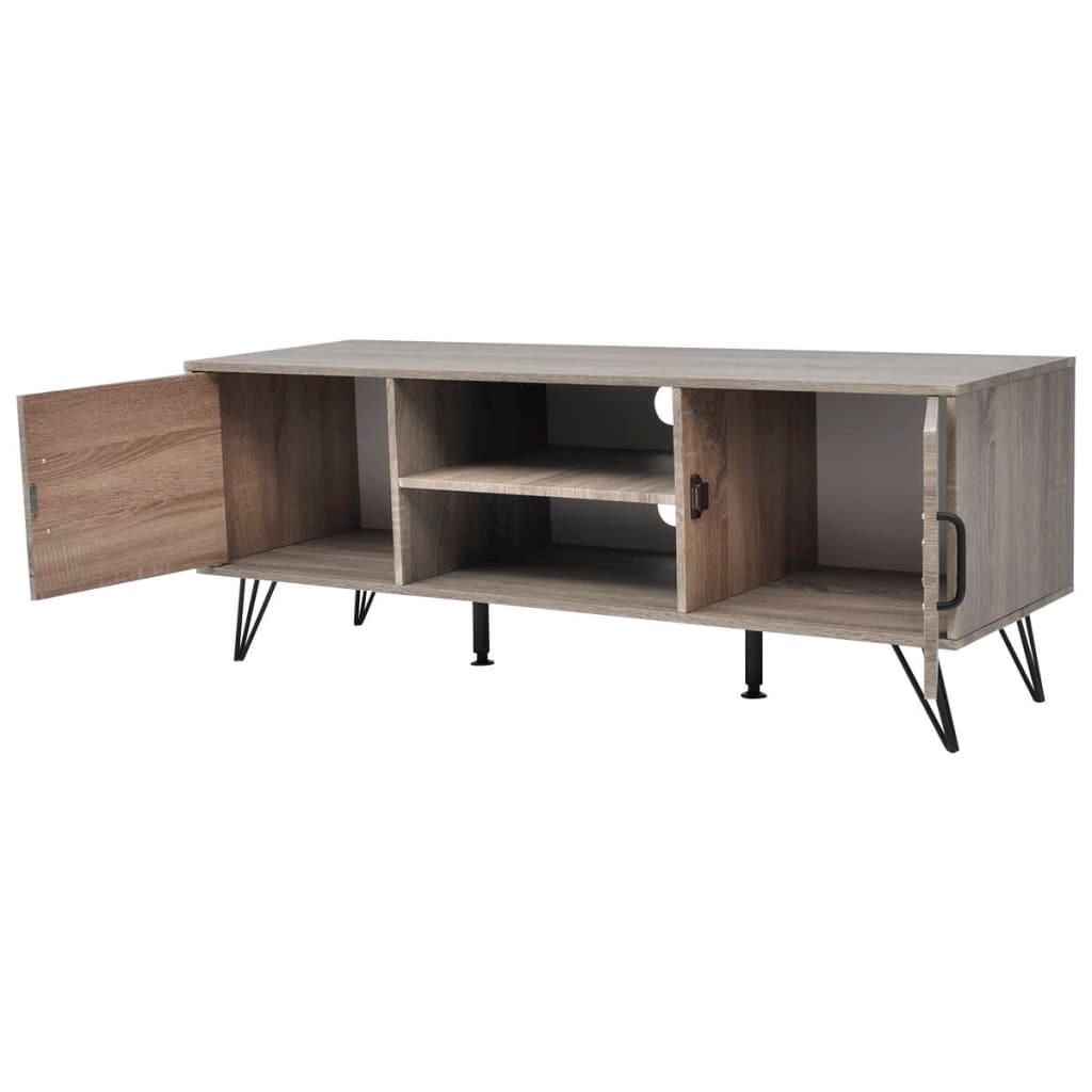 TV Cabinet 47.2"x15.7"x17.7" Gray at Set Shop and Smile