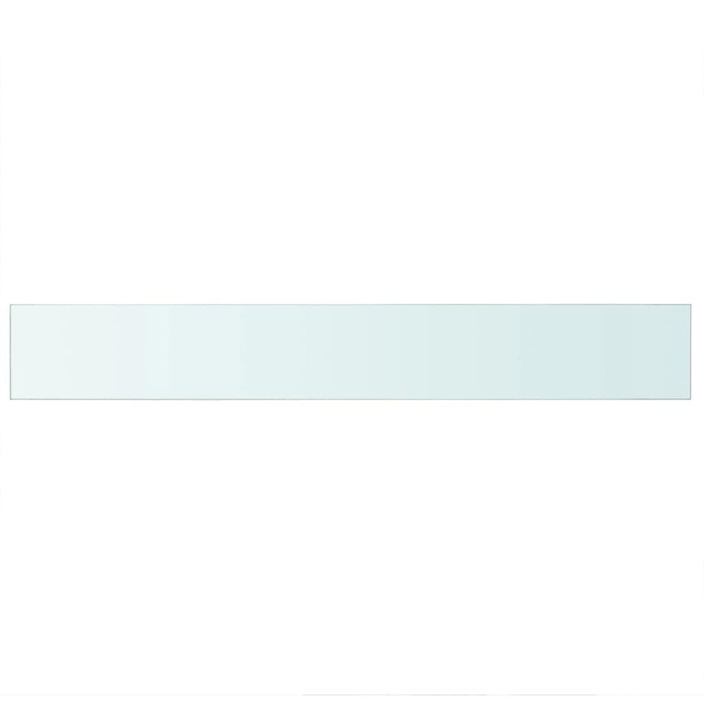 Shelf Panel Glass Clear 35.4"x4.7" at Set Shop and Smile