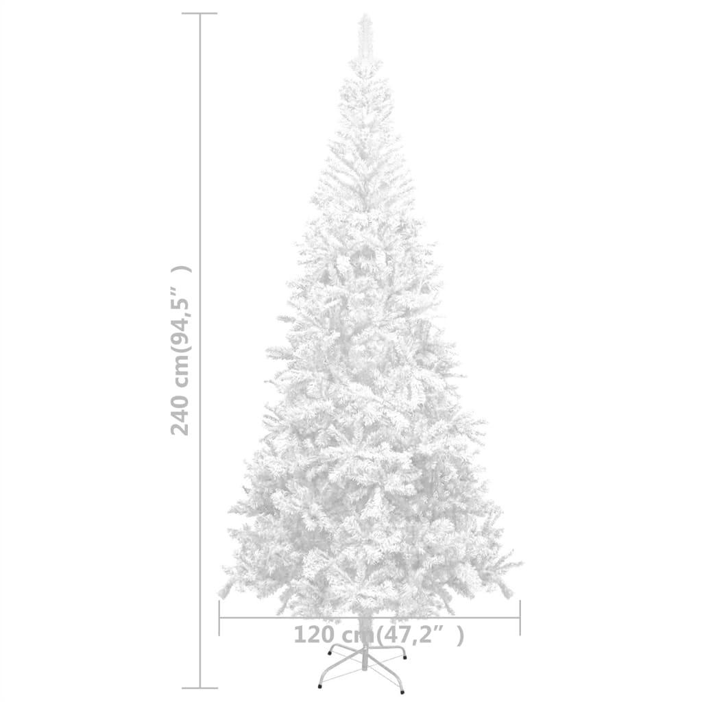 Artificial Christmas Tree L 8 ft White at Set Shop and Smile