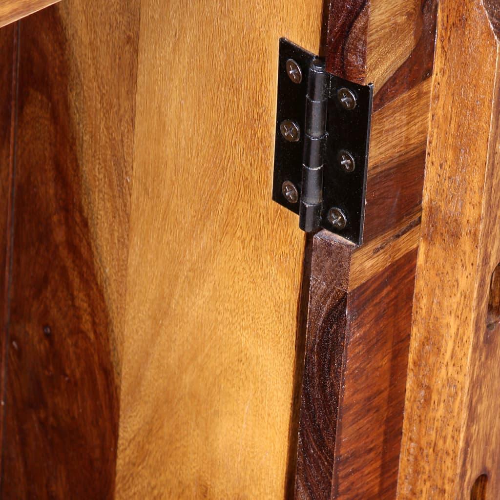 Writing Desk with 1 Drawer and 1 Cabinet Solid Sheesham Wood at Set Shop and Smile