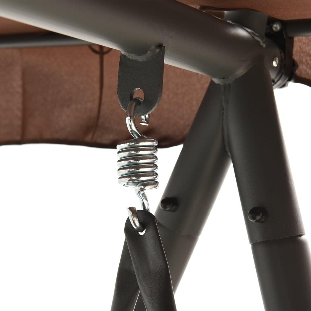 Outdoor Convertible Swing Bench with Canopy Coffee at Set Shop and Smile