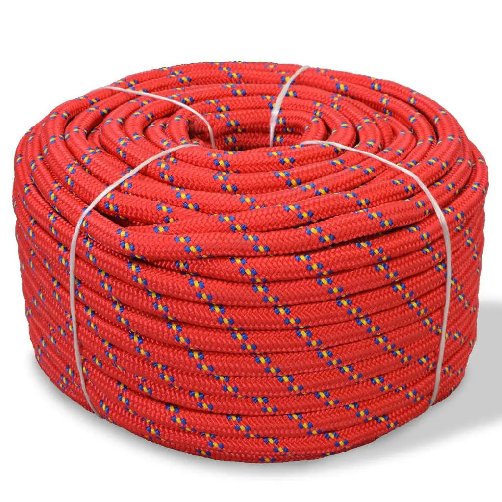 Marine Rope Polypropylene 0.31" 3937" Red at Set Shop and Smile